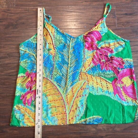 Cynthia Rowley Womens Two Piece Skirt and Top Flower Print Summer Outfit Sz L - Picture 9 of 14